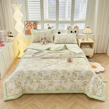 91家纺网 家纺一手货源 找家纺 （总）雅萱家纺  2025新款全棉夏被套件