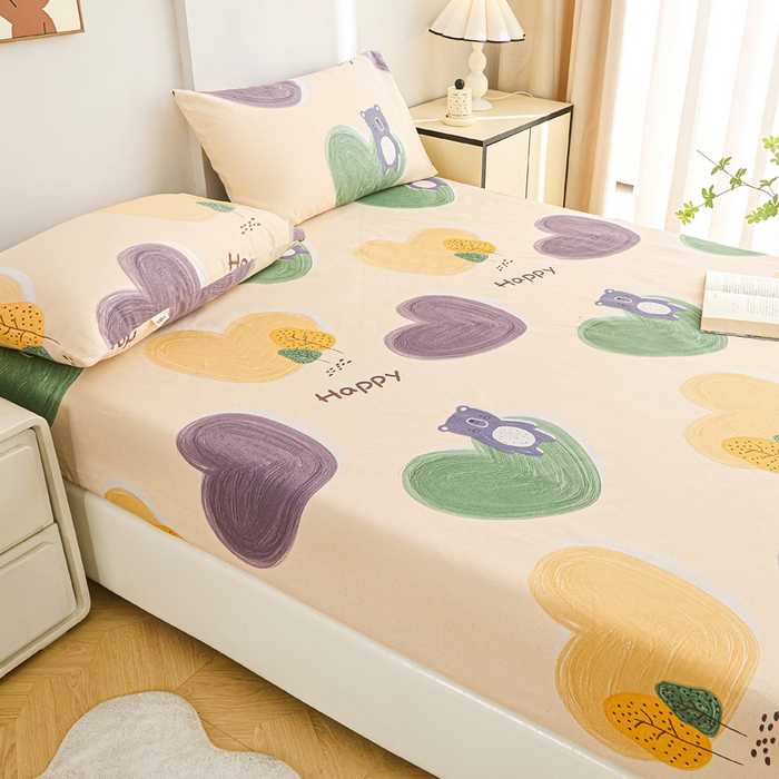 91家纺网 家纺一手货源 找家纺 首爱2025新款原棉老粗布床笠支持特殊规格定制 常年不断货 大批量供应  暖心绒语