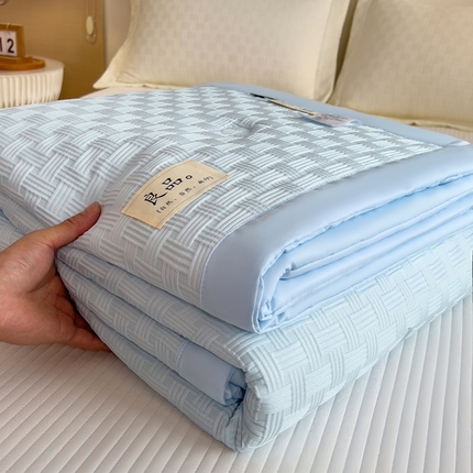 91家纺网 家纺一手货源 找家纺 （总）斯尔顿 2025新款华夫格凉感多功能夏凉被