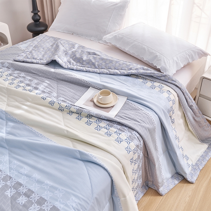 91家纺网 家纺一手货源 找家纺 羽梦家纺2025新款新疆棉花全棉夏凉被 梦想天空