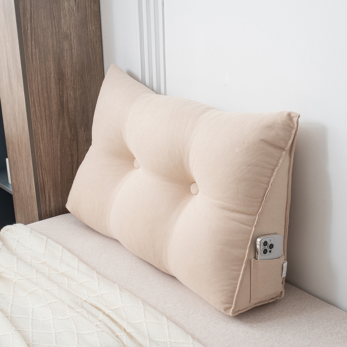 91家纺网 家纺一手货源 找家纺 美达人2025新款韩国绒三角靠背 三角单人 浅棕