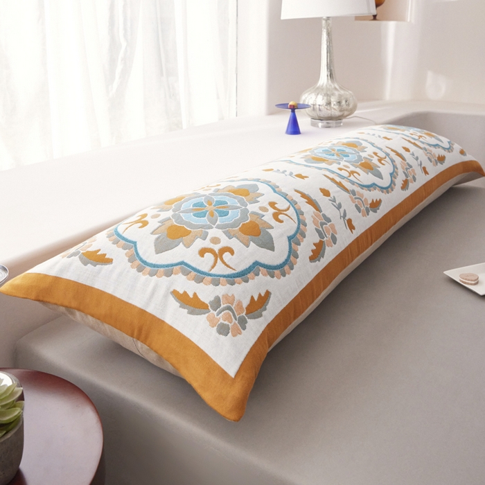 91家纺网 家纺一手货源 找家纺 爱港家纺 2025新款全棉纱布长枕套，双人 单人 情侣款纯棉枕套 花团锦簇