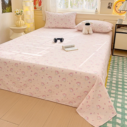 91家纺网 家纺一手货源 找家纺 （总）纽缦家纺 2025新款云感提花双层纱床单