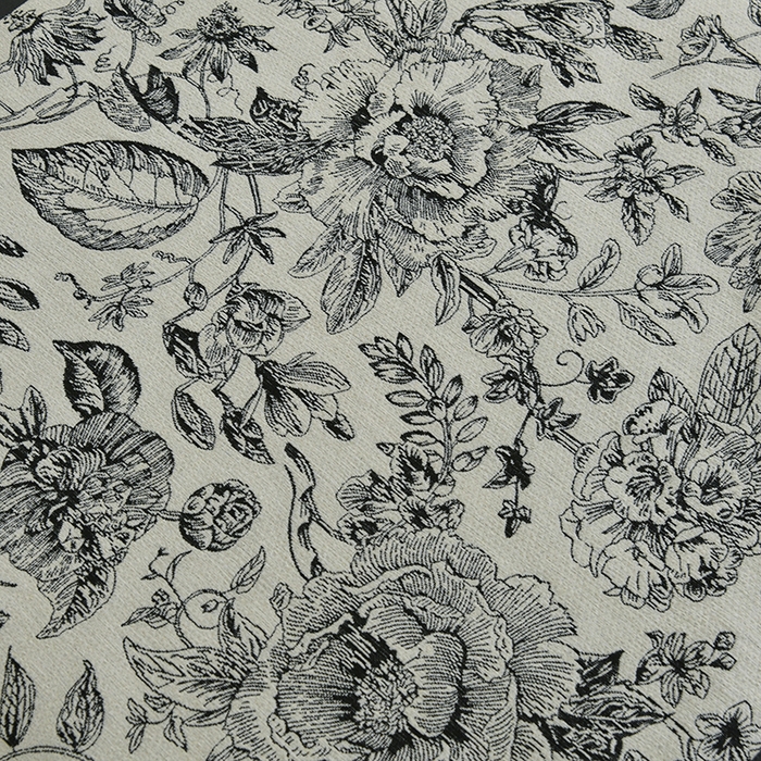 91家纺网 家纺一手货源 找家纺 不打烊家纺 2025新款贡缎绣花熊猫系列美容床罩 米白色拼玉色