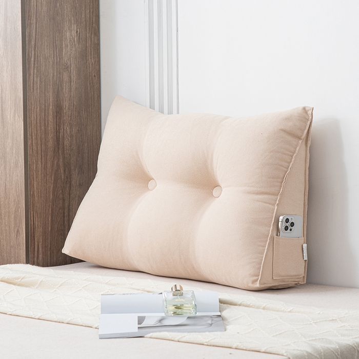 91家纺网 家纺一手货源 找家纺 美达人2025新款韩国绒三角靠背 三角单人 浅棕