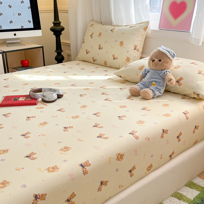 91家纺网 家纺一手货源 找家纺 （总）博雅 2025新款全棉A类双层纱床笠