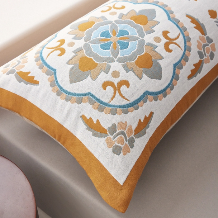 91家纺网 家纺一手货源 找家纺 爱港家纺 2025新款全棉纱布长枕套，双人 单人 情侣款纯棉枕套 花团锦簇