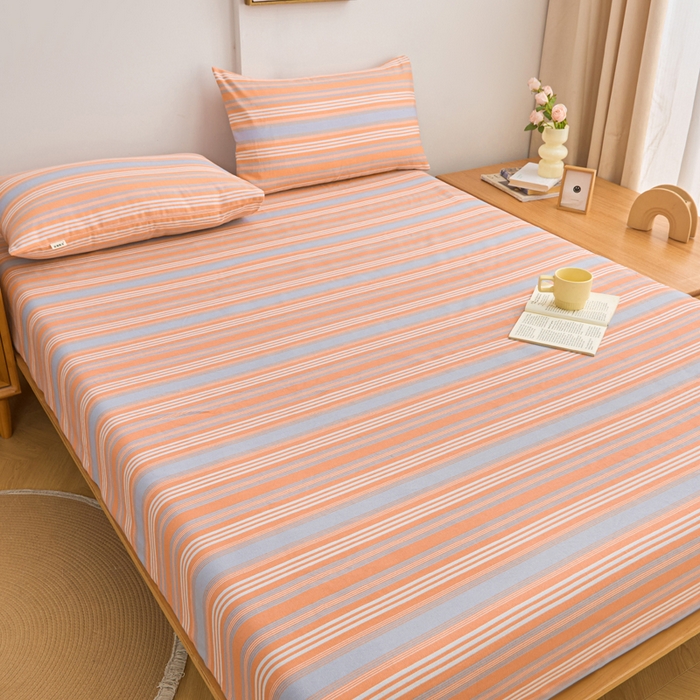 91家纺网 家纺一手货源 找家纺 首爱2025新款原棉老粗布床笠支持特殊规格定制 常年不断货 大批量供应  热恋