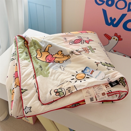 91家纺网 家纺一手货源 找家纺 （总）暖生活 2025新款牛奶针织棉夏被-迪士尼系列