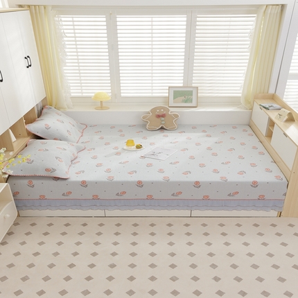 手艺人2025新款亲肤舒适纯棉A类不防滑炕盖榻榻米炕垫AK01-AK06 AK01灰