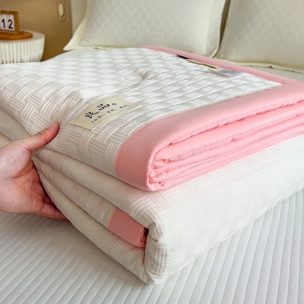 91家纺网 家纺一手货源 找家纺 （总）斯尔顿 2025新款华夫格凉感多功能夏凉被