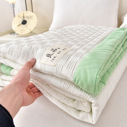 91家纺网 家纺一手货源 找家纺 （总）斯尔顿 2025新款华夫格凉感多功能夏凉被