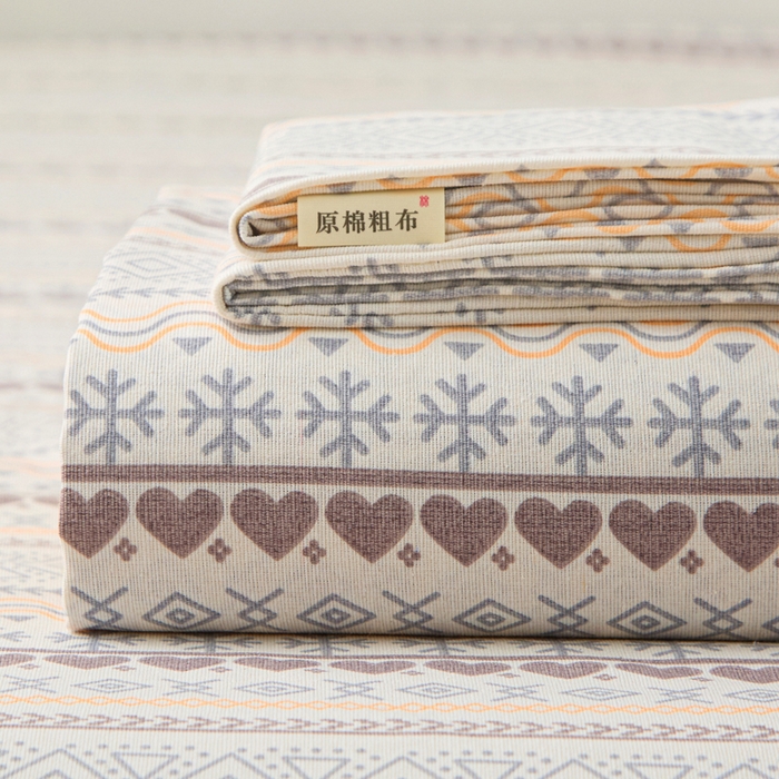 91家纺网 家纺一手货源 找家纺 （总）首爱家纺 2025新款锦柔老粗布床单老粗布凉席三件套