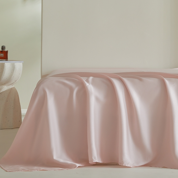 91家纺网 家纺一手货源 找家纺 618家纺 2025新款60SA类100支纯色系列进口兰精天丝四件套 俏佳人