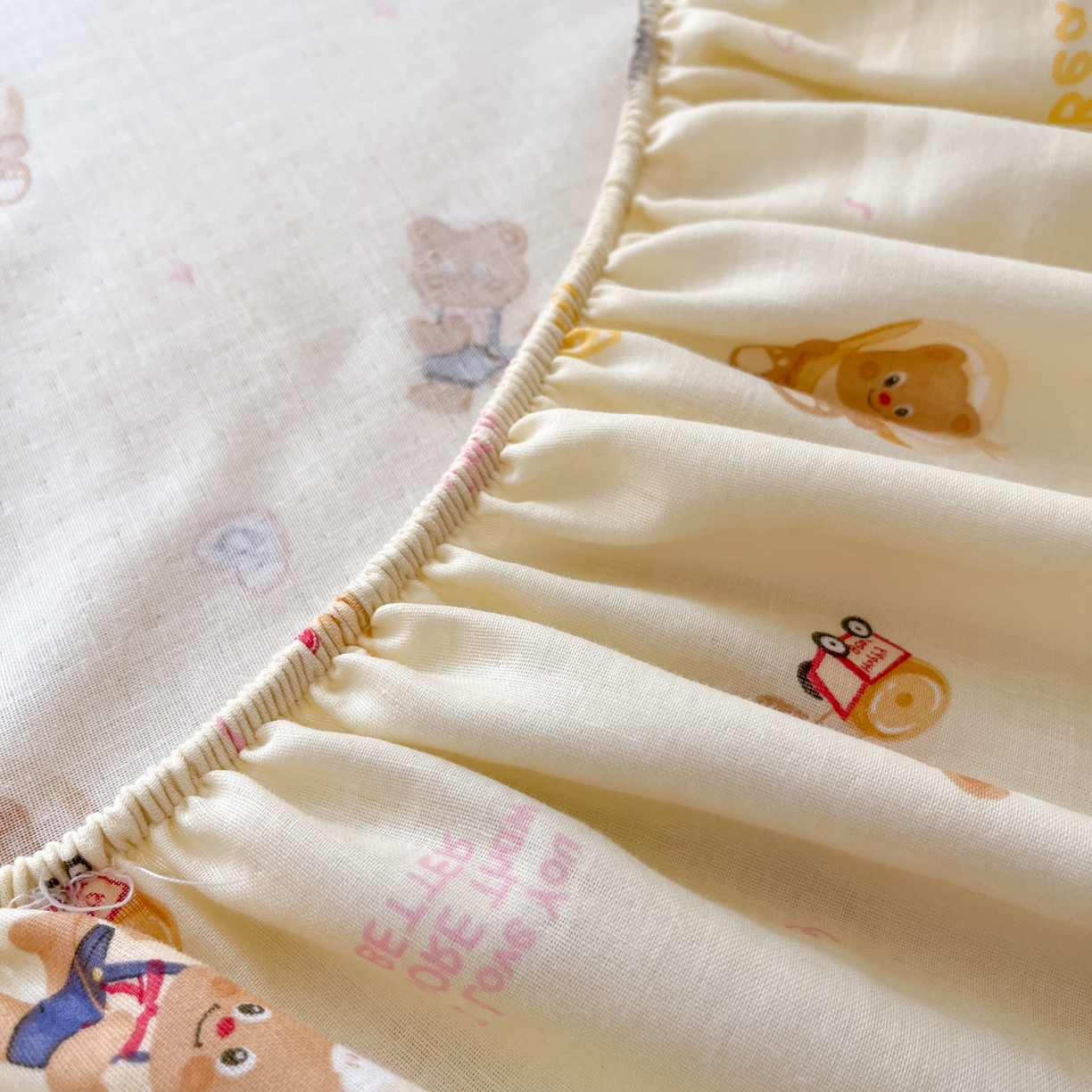 91家纺网 家纺一手货源 找家纺 （总）博雅 2025新款全棉A类双层纱床笠