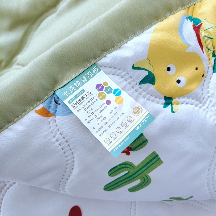 91家纺网 家纺一手货源 找家纺 伊凡 2025新款亲肤磨毛夏凉被印花夏被空调被礼品夏被跑量跨境外贸夏凉被 恐龙乐园