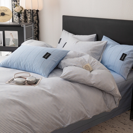 2025新款简约纯棉四件套 润影