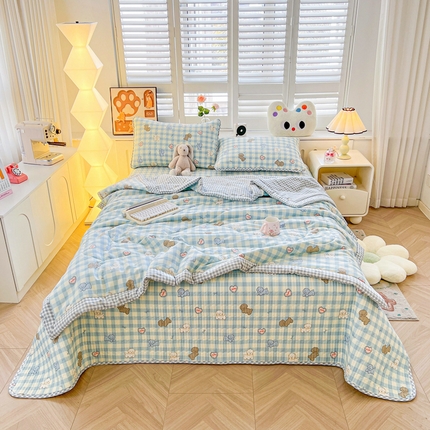 91家纺网 家纺一手货源 找家纺 （总）雅萱家纺  2025新款全棉夏被套件