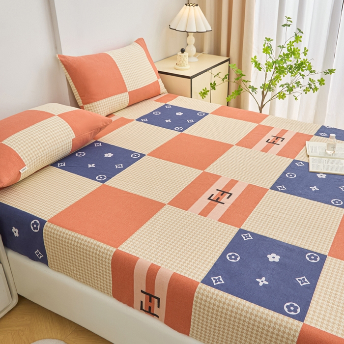 91家纺网 家纺一手货源 找家纺 首爱2025新款原棉老粗布床笠支持特殊规格定制 常年不断货 大批量供应  简尚