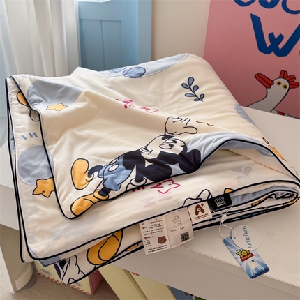 91家纺网 家纺一手货源 找家纺 （总）暖生活 2025新款牛奶针织棉夏被-迪士尼系列