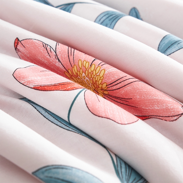 91家纺网 家纺一手货源 找家纺 羽梦家纺2025新款新疆棉花全棉夏凉被 梦田粉