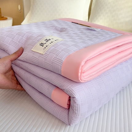 91家纺网 家纺一手货源 找家纺 （总）斯尔顿 2025新款华夫格凉感多功能夏凉被