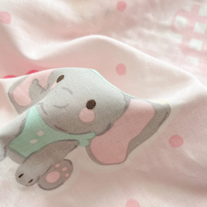 91家纺网 家纺一手货源 找家纺 博雅 2025新款全棉A类双层纱床笠 甜宠派对