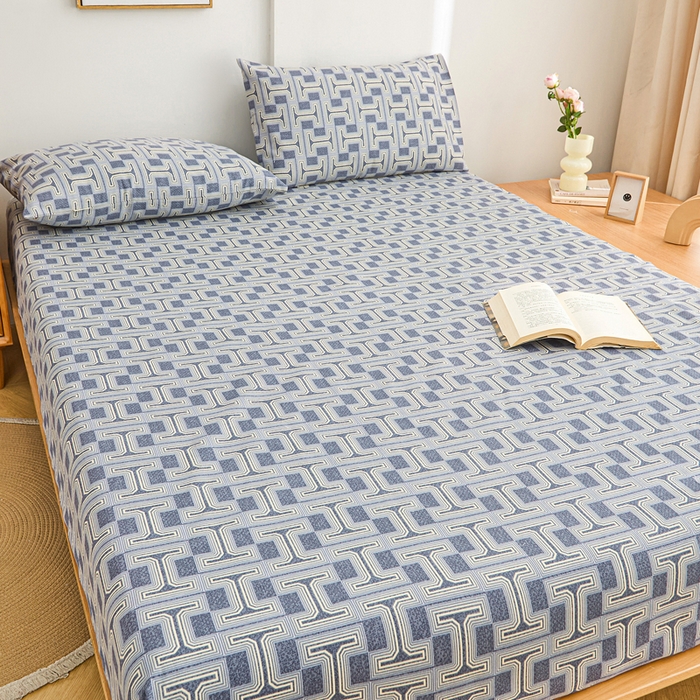 91家纺网 家纺一手货源 找家纺 首爱2025新款原棉老粗布床笠支持特殊规格定制 常年不断货 大批量供应  时尚风