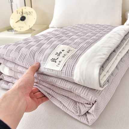 91家纺网 家纺一手货源 找家纺 （总）斯尔顿 2025新款华夫格凉感多功能夏凉被