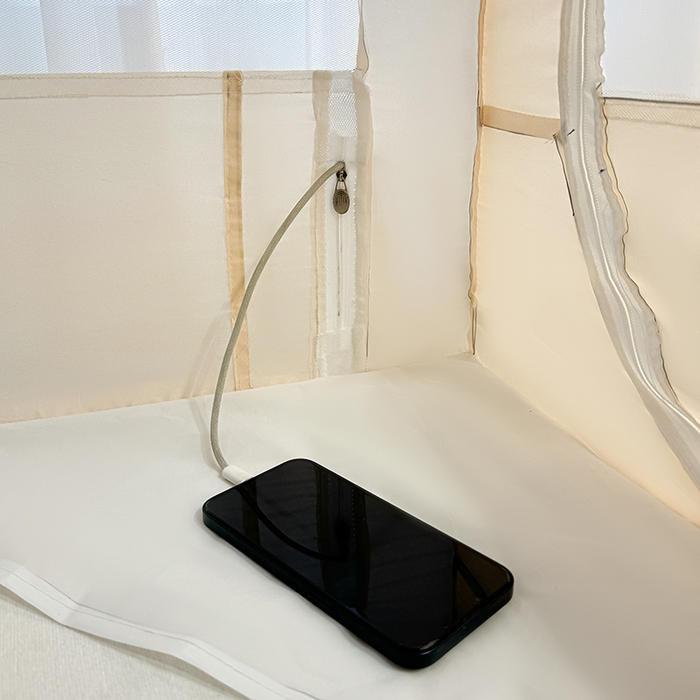 91家纺网 家纺一手货源 找家纺 青竹苑2025新款花边款床笠底防摔坐床蚊帐-铃兰花开 铃兰花开-米色