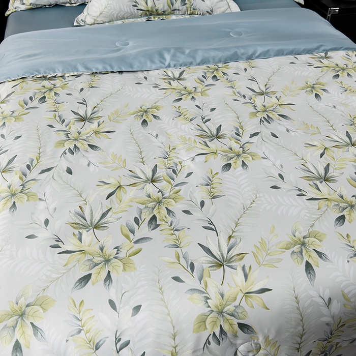 91家纺网 家纺一手货源 找家纺 千嘻汇2025新款水洗天丝真丝夏被四件套夏凉被空调被 森屿