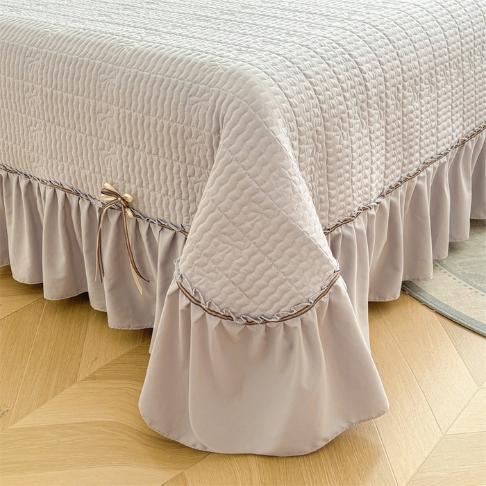 91家纺网 家纺一手货源 找家纺 恒爱家纺 2025新款糯糯棉庄生梦蝶夏被床盖四件套-终版 庄生梦蝶-浅灰