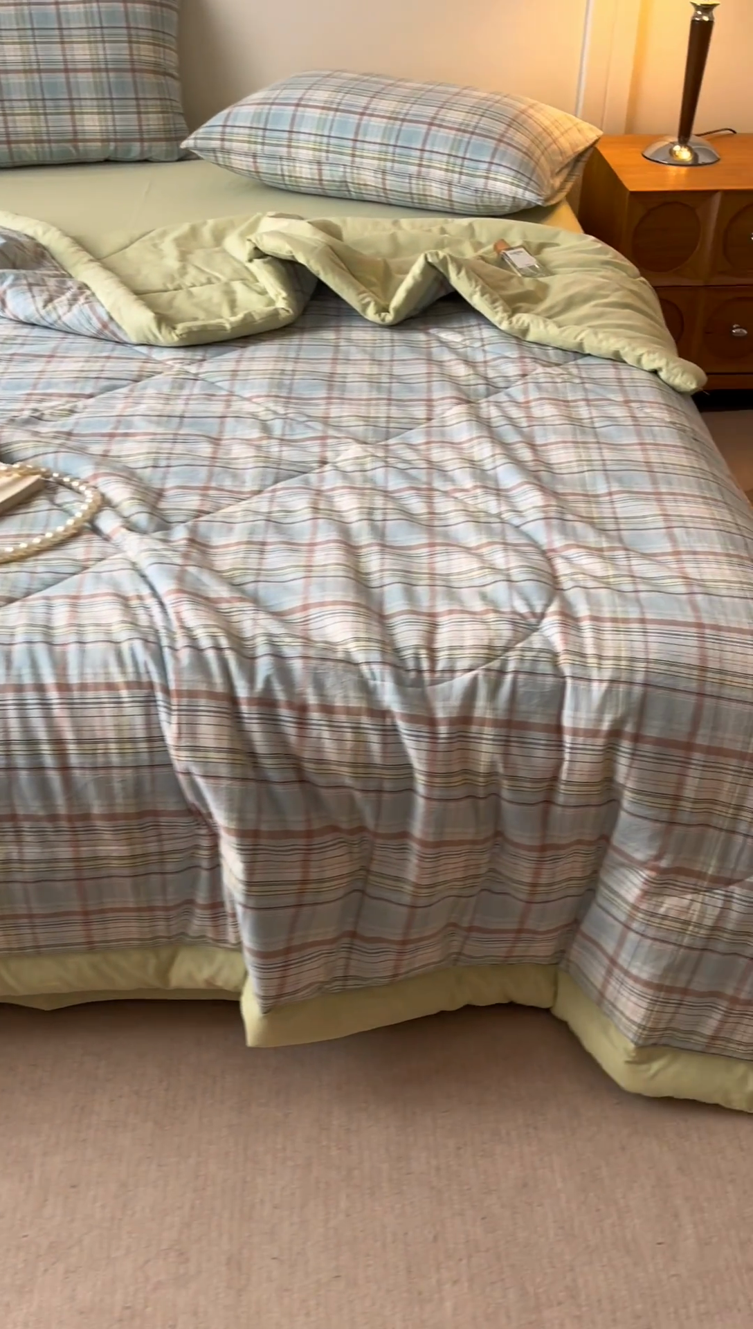 91家纺网 家纺一手货源 找家纺 恬思语家纺 2025新款全棉色织水洗棉棉花夏被  霍格 兰