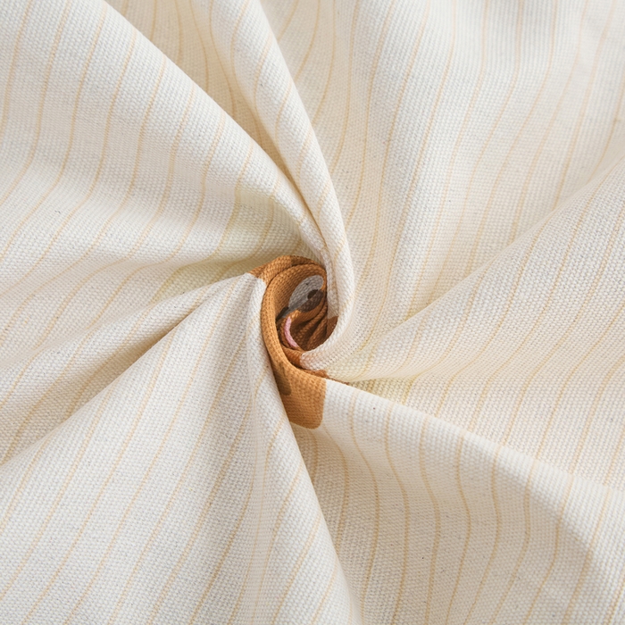 91家纺网 家纺一手货源 找家纺 棉乐町家居  2025新款原棉粗布床笠 笑脸熊