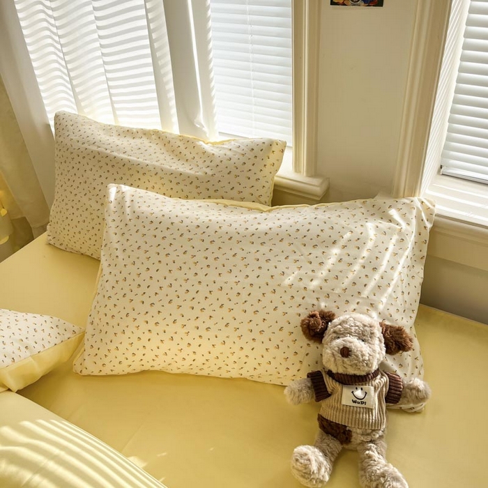 91家纺网 家纺一手货源 找家纺 新印象 2025新款有氧针织棉双层纱四件套幻绮