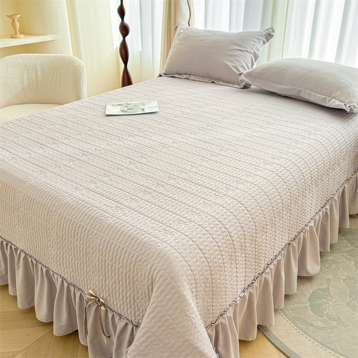 91家纺网 家纺一手货源 找家纺 恒爱家纺 2025糯糯棉庄生梦蝶单床盖 庄生梦蝶-浅灰