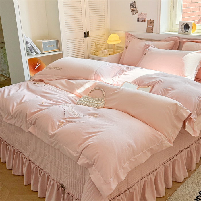 91家纺网 家纺一手货源 找家纺 恒爱家纺 糯糯棉闪耀单床盖 闪耀-豆粉