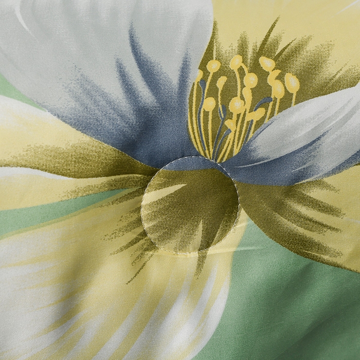 91家纺网 家纺一手货源 找家纺 千嘻汇2025新款水洗天丝真丝夏被四件套夏凉被空调被 宁夏绿