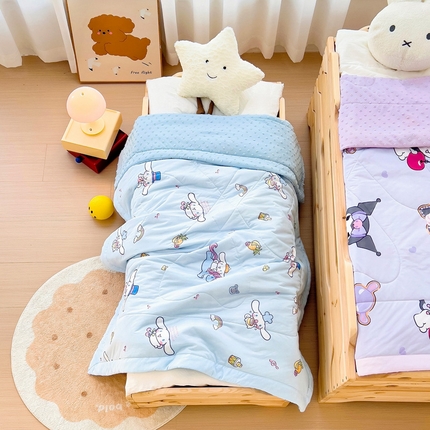 91家纺网 家纺一手货源 找家纺 （总）御棉坊 2025新款A类三丽鸥凉感丝豆豆儿童夏被