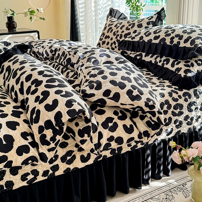 91家纺网 家纺一手货源 找家纺 （总）金盛皇朝家纺 2025新款法式赫本风大花卉床盖四件套