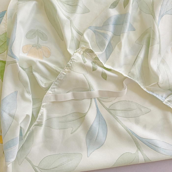 91家纺网 家纺一手货源 找家纺 极梦家纺（支持定制）  2025新款春秋130克加厚植物羊绒磨毛印花单床裙三件套 鹊桥花卉