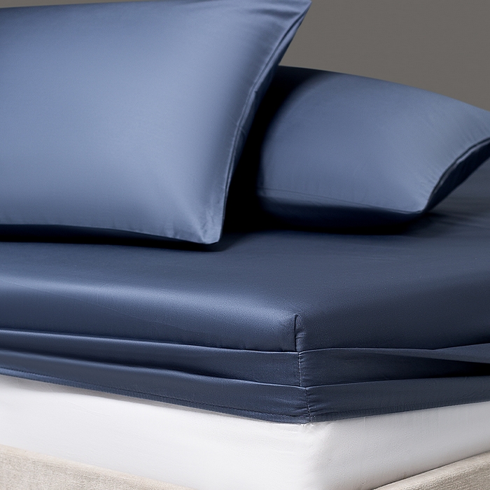 91家纺网 家纺一手货源 找家纺 （总）蓝邻家纺 2025年新款全棉新疆长绒棉单品系列--床笠