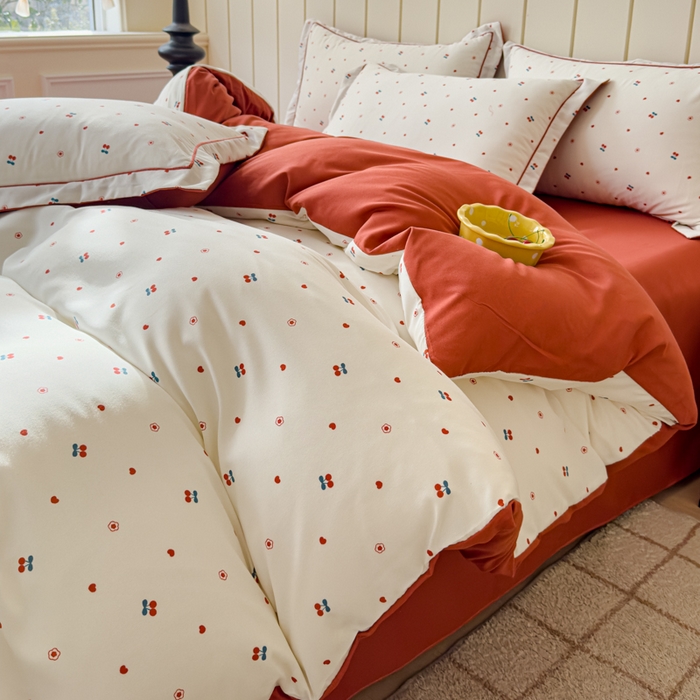 91家纺网 家纺一手货源 找家纺 可思家纺2025新款可思-简单款双层纱套件 小确幸