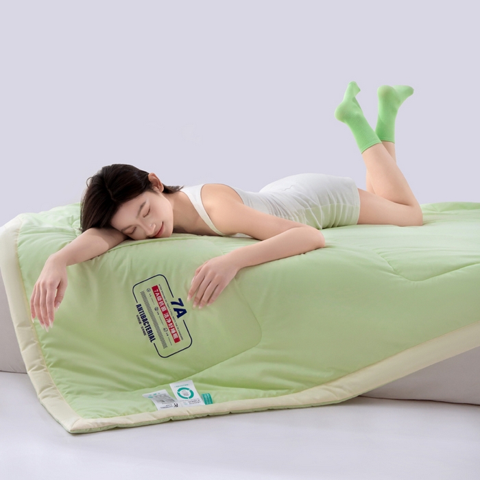 91家纺网 家纺一手货源 找家纺 （总）苏秦家纺 2025夏季新款7A抗菌冰柔小奶皮夏被