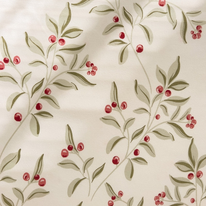 91家纺网 家纺一手货源 找家纺 极梦家纺（支持定制）  2025新款春秋130克加厚植物羊绒磨毛印花单床裙三件套 相思红果