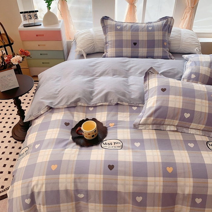 91家纺网 家纺一手货源 找家纺 （总）奈萝家纺2025新款全棉 小号三件套 标准四件套