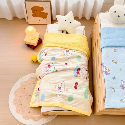91家纺网 家纺一手货源 找家纺 （总）御棉坊 2025新款A类三丽鸥凉感丝豆豆儿童夏被