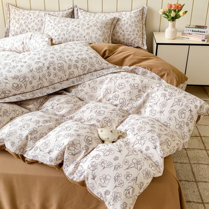 91家纺网 家纺一手货源 找家纺 可思家纺2025新款可思-简单款双层纱套件 莱卡