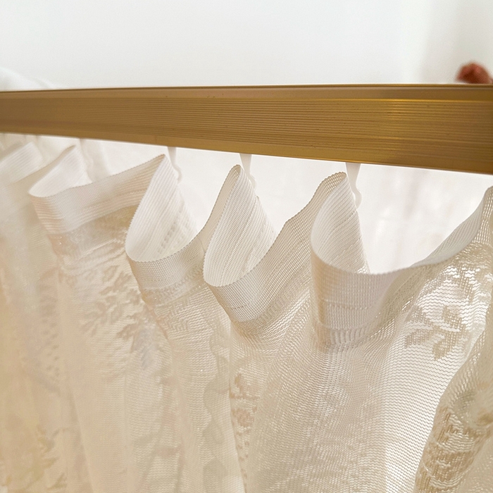 91家纺网 家纺一手货源 找家纺 都市缘蚊帐  2025新款303法式提花蕾丝蚊帐 303薇尔庄园-奶油白