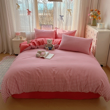 91家纺网 家纺一手货源 找家纺 （总）雅居纺家纺 2025全棉色织水洗棉四件套